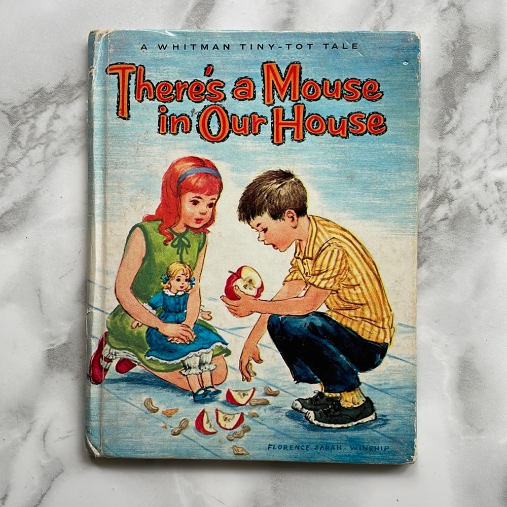 Vintage 1966 Whitman Tiny-Tot Tale There's a Mouse in Our House